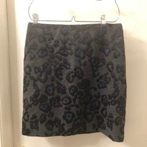 Ann Taylor Animal Print Pencil Skirt Size 6